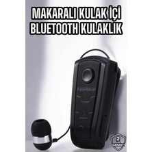 Alvo Store Makaralı Bluetooth Kulaklık Çağrı Cevaplama Kablolu Uzun Pil Ömrü