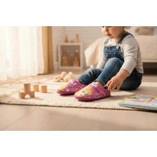 Gezer Princess Temalı Yumuşak Kaydırmaz Taban Ev Kreş Anaokulu Terlik