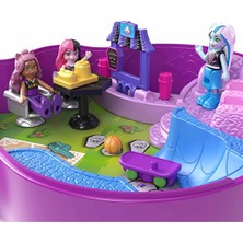 Pariles 2 Adet  Polly Pocket Monster High Temalı Kompakt, Oyun Seti HVV58