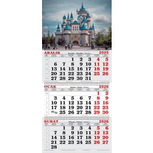 GENC DIJITAL BASKI 2026 Yılı Gemici Takvimi-Eskişehir Masal Şatosu