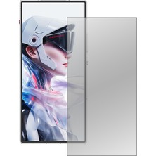 Microcase Zte Nubia Red Magic 10 Air 5g Tam Kaplayan Çerçeveli Tempered Ekran Koruyucu -AL3276