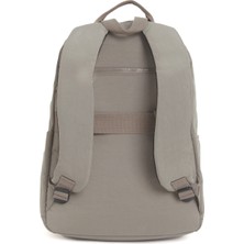 Sanmorris Glc Unisex 3060 Suya Dayanıklı Orta Boy Krinkıl Kumaş Çok Gözlü Siyah Laptop Okul ve Seyahat Sırt Çantası