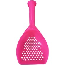 Kardelen Pet Jumbo Kedi Kumu Küreği 04804 | 30 cm Güçlendirilmiş Sert Plastik Elek (6 Renk)