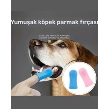 Trade Bazaar 1 Adet - Süper Yumuşak Köpek ve Kedi Parmak Diş Fırçası | Yavru Köpekler ve Küçük Evcil Hayvanlar Için Nazik Diş Temizleme Aracı | Stoktaki Uygun Renge Göre Gönderilecektir