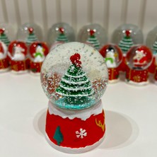 Taşmeran Işıklı Yılbaşı Ağacı Kar Küresi Orta Boy TKY0394 Renkli Tasarım