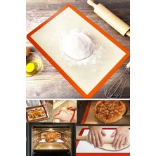 MCM Group Silikon Yanmaz Yapışmaz Pişirme Matı 40*30 cm Fırın Kağıdı -Hamur Açma Matı