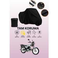 Dokaca Siyah Kanuni Bs 100 Uyumlu Motor Branda, Koruyucu Örtü, Motosiklet Brandası