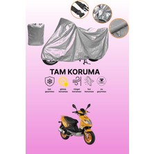 Dokaca Gri Keeway Focus 150 Uyumlu Motosiklet Brandası, Koruyucu Örtü, Motor Branda