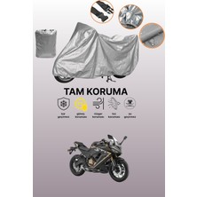 Dokaca Gri Rks SRK400 Rr Uyumlu Motosiklet Brandası, Koruyucu Örtü, Motor Branda