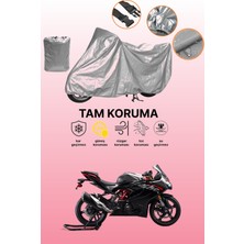 Dokaca Gri Tvs Apache RR310 Uyumlu Motosiklet Brandası, Koruyucu Örtü, Motor Branda
