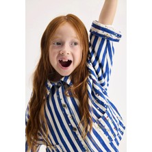 Marvy Finn Çiçekli - Çizgili Mini Ceket