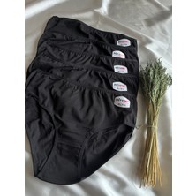 Nivene Kadın Bato Yüksek Bel Pamuklu Külot 5 Li Paket