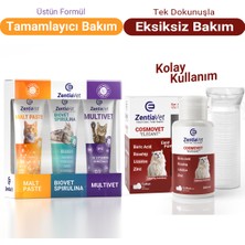 ZentiaVet 3 Lü Set Ile Göz-Kulak-Ağız- Çene ve Altı Temizleme Solusyonu