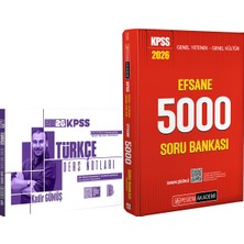 Pegem Akademi Yayıncılık 2026 Kpss Efsane 5000 Tamamı Çözümlü Soru Bankası - 2026 Kpss Türkçe Ders Notları