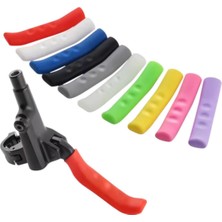 Bisiklet Dünyam Silikon Fren Kolu Koruyucu, Bisiklet, Scooter Uyumlu Su Geçirmez Beyaz