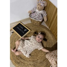 Baby Muz Çiçekli Bebek Elbise Takımı