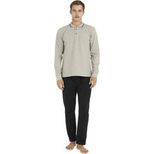 Kly Erkek Gri Pijama Takımı 6014