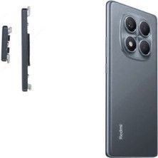 fodos Xiaomi Uyumlu Redmi Note 14 Pro 4g On Off Yan Ses Tuş Düğme Siyah 24116RACCG