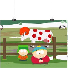 Vintage Gezegen South Park Poster2 - Retro Duvar Dekoru