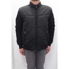 Marco Muratti Fistan Store Erkek Hakim Yaka Spor Kesim Normal Kalıp Kolları Çelik Örgü Kışlık Mont