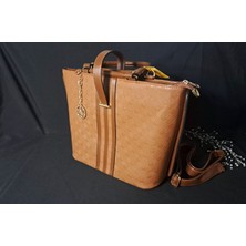 Mimoza Lal'den Kadın Omuz Çantası, Şık Geniş Askılı Çanta