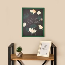 Matmel Deco Many Stories Duvar Panosu - Yeşil / Siyah - 30X40 cm