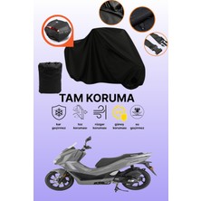 Dokaca Siyah Arka Çanta Uyumlu Mondial 125 Strada Uyumlu Motosiklet Brandası, Koruyucu Örtü