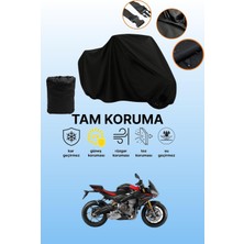 Dokaca Siyah Aprilia Tuono 660 Factory Uyumlu Motor Branda, Koruyucu Örtü, Motosiklet Brandası