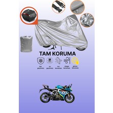 Dokaca Gri Arka Çanta Uyumlu Cfmoto 250SR Uyumlu Motor Brandası, Koruyucu Örtü