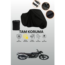 Dokaca Siyah Kuba Faswind 200R Uyumlu Motor Branda, Koruyucu Örtü, Motosiklet Brandası
