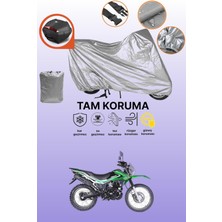 Dokaca Gri Arka Çanta Uyumlu Falcon Desert 277 Uyumlu Motor Brandası, Koruyucu Örtü