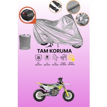 Dokaca Gri Arka Çanta Uyumlu Husqvarna Fs 450 Uyumlu Motor Brandası, Koruyucu Örtü