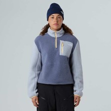 The North Face Yumiori Kadın Mor Dik Yaka Sweatshirt