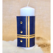 Raff House Deep Blue Candle