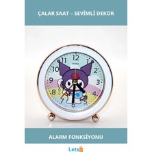 Letsii Kuromi Tasarımlı Şık ve Sevimli Sessiz Çalar Saat