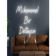 Mükemmel Bir Detaysın Yazılı Neon Tabela