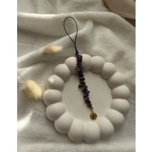 Pel Design Ametist Taşı Harfli Kişiye Özel Charm
