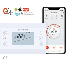 General Life Gaia HT280S Rf Smart Kablosuz Wi-Fi Akıllı Ekonomi Konfor Mod Seçenekli Oda Termostatı