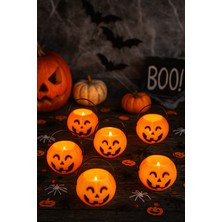 Dodomar Halloween Bal Kabağı Mumluk 6 cm 6lı Şeker Kovası