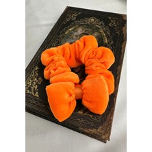 Modex Turuncu Rengi Fiyonk Detay Havlu Lastik Toka