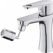 MiraLive 720 Derece Dönebilen 4 Filtreli Tüm Musluk Tipleri Ile Uyumlu Montaj Aparatlı Musluk Başlık (K95)