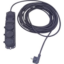 MiraLive 3lü 10 mt Uzatma Kablosu Çantalı Kauçuk Priz 3x1.5 Cca Kablo (K95)