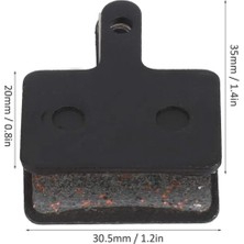 Bisiklet Dünyam Mb8 Pro Hidrolik Mekanik - Bisiklet & Elektrikli Scooter Uyumlu Disk Fren Balatası [kare] M04