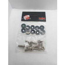 Bisiklet Dünyam Scooter Siyah Renkli Jdm Vida Pul Seti 10 Lupaket