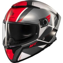 Mt Helmets mt Thunder 4 Sv Freeway A5 Parlak Gri Kapalı Kask