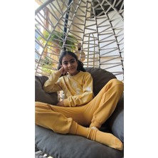 Şimo Butik Erkek Kız Çocuk Alt Üst Takım Unisex Uzun Kollu Eşofman Rahat Spor Şık Modern Tasarım Ribanalı