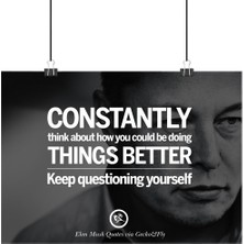 Vintage Gezegen Elon Musk Poster5 - Retro Duvar Dekoru