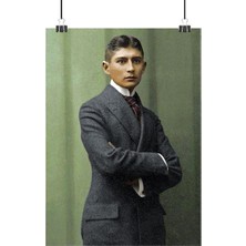 Vintage Gezegen Franz Kafka Poster2 - Retro Duvar Dekoru