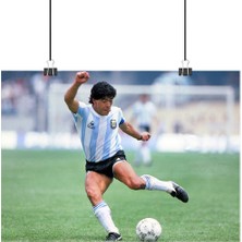 Vintage Gezegen Diego Maradona Poster1 - Retro Duvar Dekoru