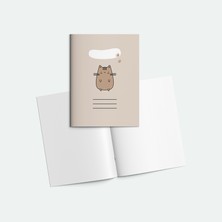 Tuffy Design Sevimli Kedi Zımbalı A5 Not Defteri